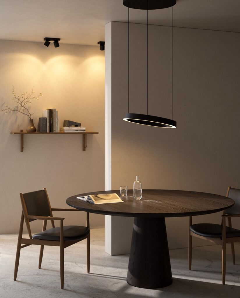 EDGE ROUND Ø500 SMART TUNE CARBON BLACK