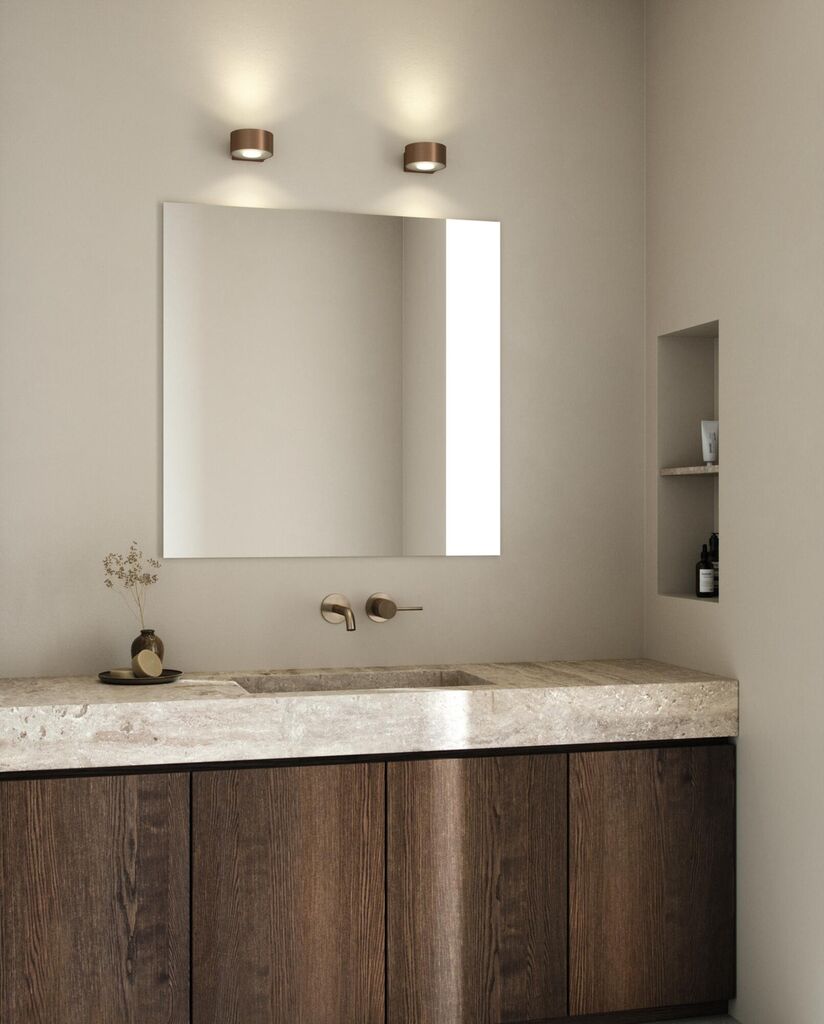 ORBIT WALL W1 2700K Brass